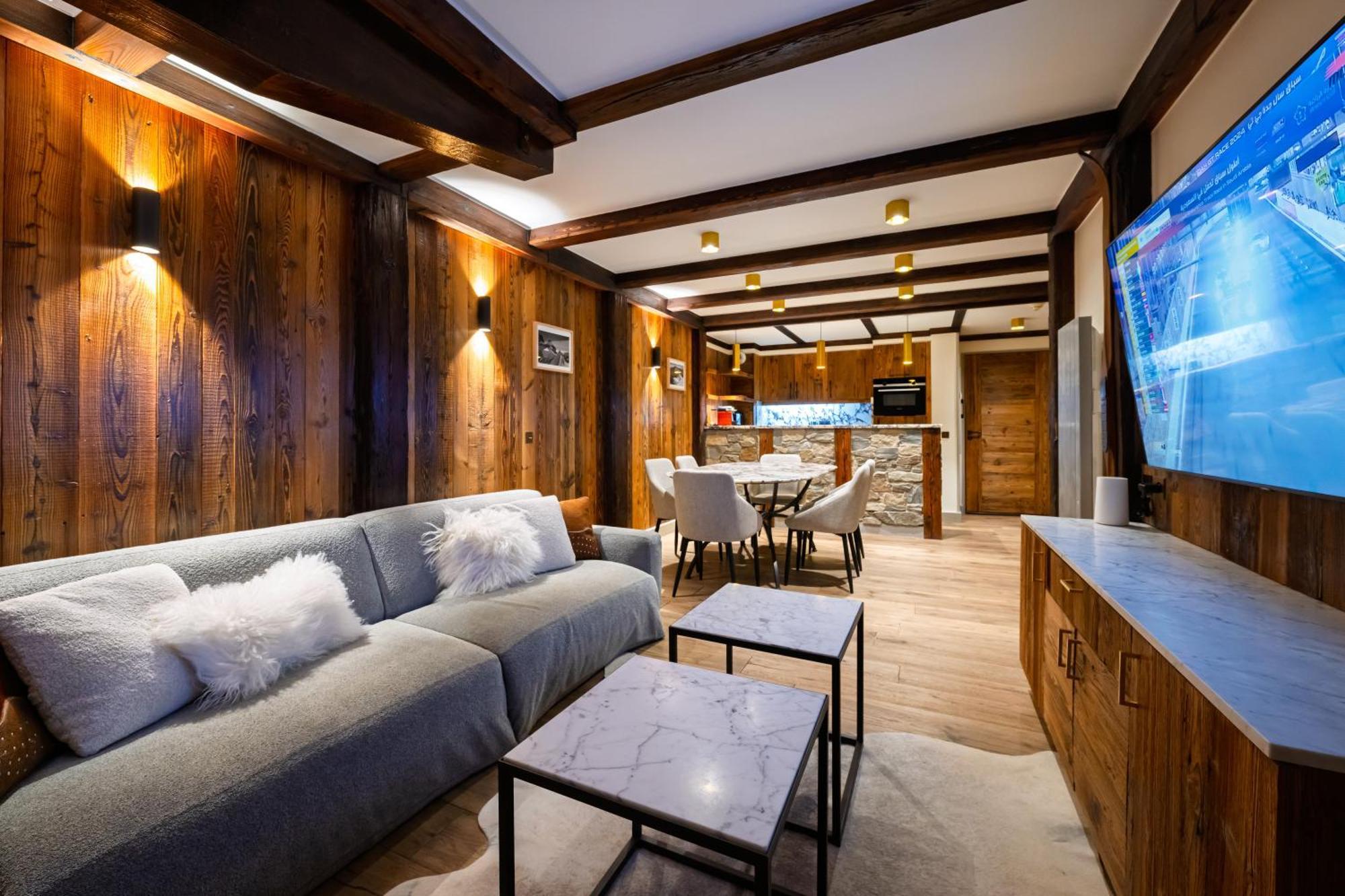 Luxury Suite 70M2 Balcon Courchevel1850 Parking Exterior foto